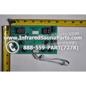 CIRCUIT BOARDS / TOUCH PADS - CIRCUIT BOARD  TOUCHPAD VIDAL INFRARED SAUNA NYSN3DB F1.3 WITH WIRE 2