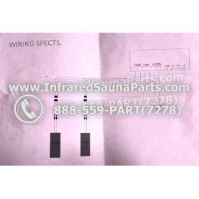 COMPLETE CONTROL POWER BOX 110V / 120V - COMPLETE CONTROL POWER BOX 110V / 120V WITH 8 CIRCUIT BOARD PINS SAUNAGEN INFRARED SAUNA 11