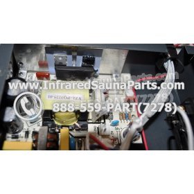 COMPLETE CONTROL POWER BOX 110V / 120V - COMPLETE CONTROL POWER BOX 110V  120V WITH 7 CIRCUIT BOARD PINS  6 FEMALE PLUGS SUPPLY WORLD INFRARED SAUNA 32