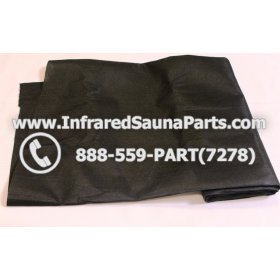 INFRARED SAUNA HEATER ACCESSORIES  - CARBON HEATER COVER IN BLACK 1