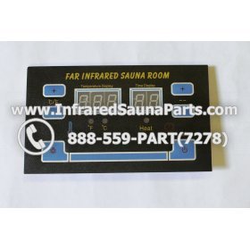 CIRCUIT BOARDS WITH  FACE PLATES - CIRCUIT BOARD WITH FACEPLATE 6 BUTTONS X 106199 WITH 8 PIN CONNECTION 2