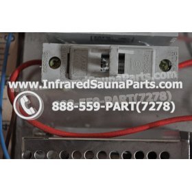 COMPLETE CONTROL POWER BOX 220V / 240V - COMPLETE CONTROL POWER BOX  220V / 240V LUX INFRARED SAUNA STYLE 1 11