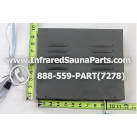 COMPLETE CONTROL POWER BOX WITH CONTROL PANEL - COMPLETE CONTROL POWER BOX ENLIGHTEN INFRARED SAUNA WITH DIGITAL HEAT LEVEL CONTROL WITH TWO CONTROL PANEL 220V / 240V STYLE 1 6