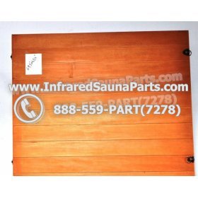 WOOD SAUNA WALLS - HEMLOCK WOOD SAUNA PANEL ( 69.5" x 45.4" ) 2