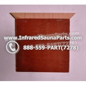 WOOD VENTS - HEMLOCK WOOD SLIDING DOOR COVER STYLE 2 1