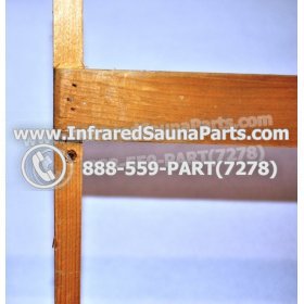 WOOD MAGAZINE HOLDERS - HEMLOCK WOOD MAGAZINE RACK ( 21.5" x 12" ) 5