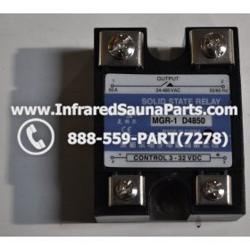 RELAYS / SOLID RELAYS - RELAYS / SOLID RELAY MAGER MGR-1 D4850 50AMP 9
