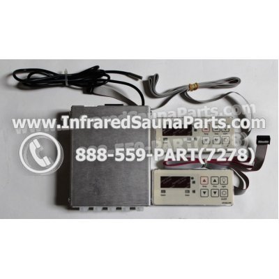 COMPLETE CONTROL POWER BOX WITH CONTROL PANEL - COMPLETE CONTROL POWER BOX SUNETTE INFRARED SAUNA WITH TWO CONTROL PANEL 1