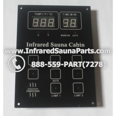 FACE PLATES - FACEPLATE FOR INFRARED SAUNA CABIN CIRCUIT BOARD 1
