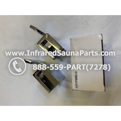 DOOR HINGES - Glass door hinge H7170RC-C Full Set 1